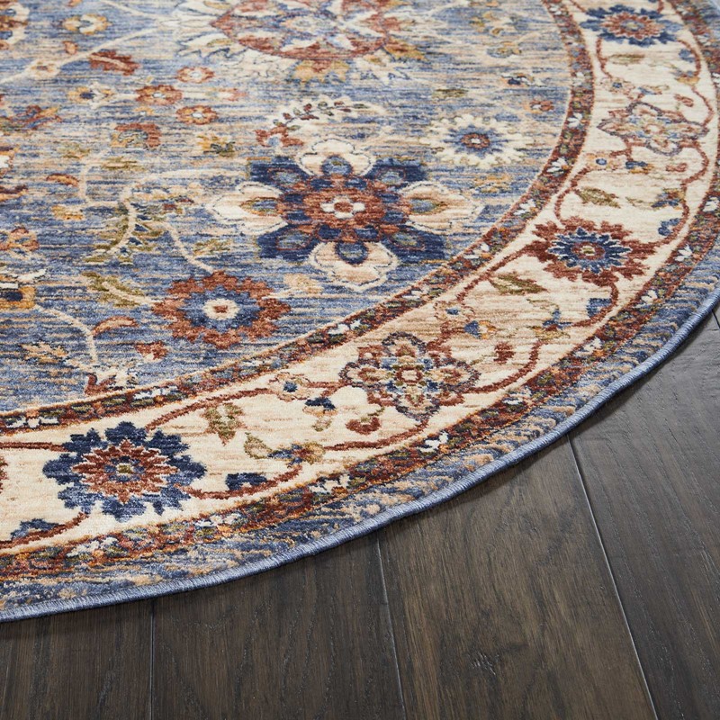 Lagos Circular Rugs by Nourison LAG04 in Sky buy online from the rug